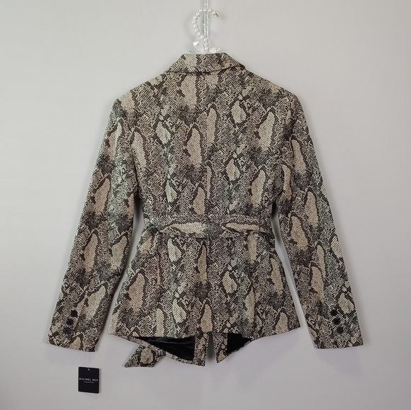 RACHEL Roy Snake Print Tie Blazer - Picture 2 of 7